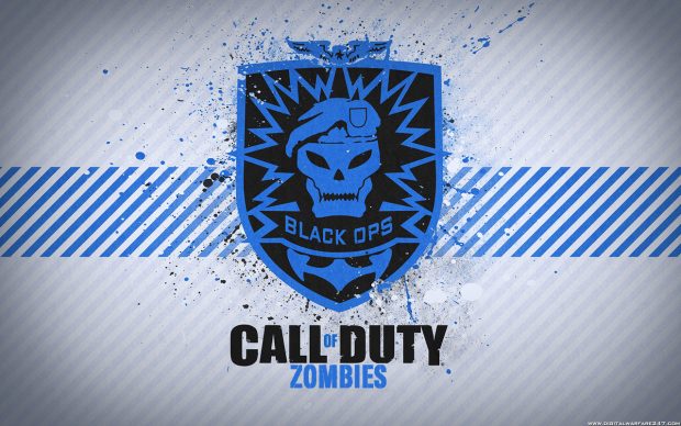 Call of Duty Zombies Logo Wallpaper.
