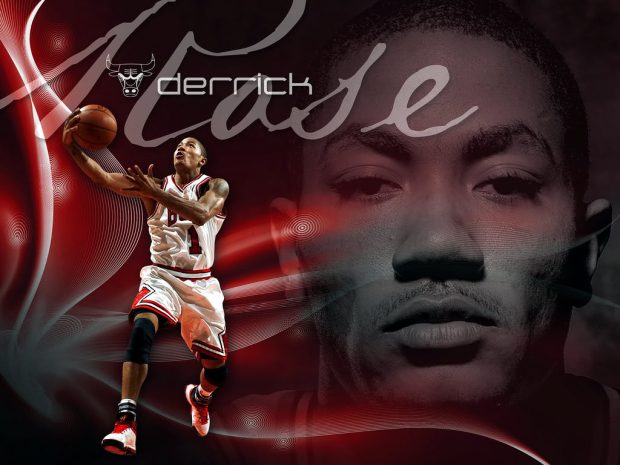 Chicago Bulls Number 1 Derrick Rose Wallpaper.