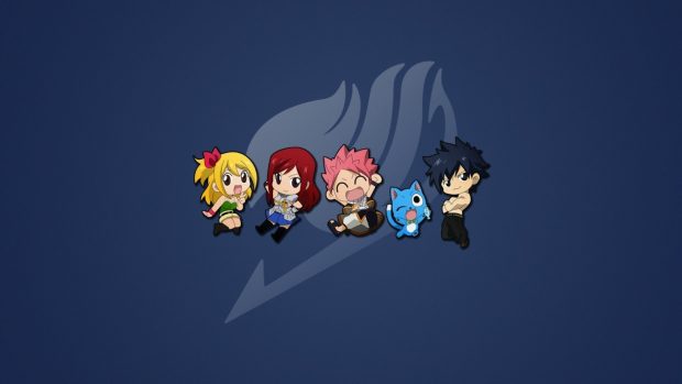 Cute Characters Fairy Tail wallpaper HD.