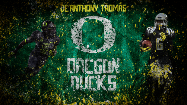 Deanthony Thomas Oregon Ducks Football Wallpaper HD.