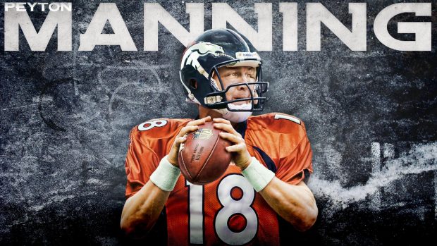 Denver Broncos Manning Player.