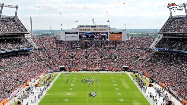 Denver Broncos Stadium Background.