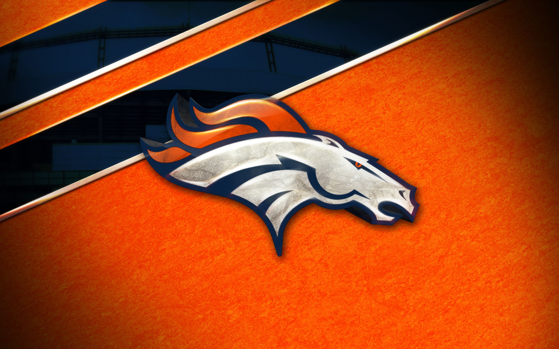 Denver Broncos Logo Wallpaper | PixelsTalk.Net
