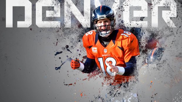 Denver Broncos Wallpaper HD Player Number 18.