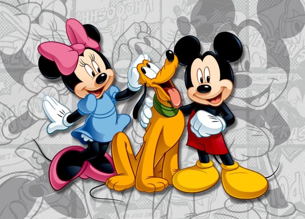Disney Mickey Mouse Charaters Wallpaper.