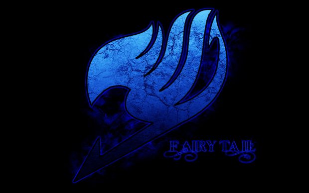 Fairy Tail Blue Logo Wallpaper.