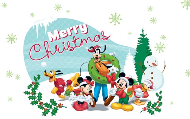 Free Download Mickey Mouse Christmas Wallpaper.