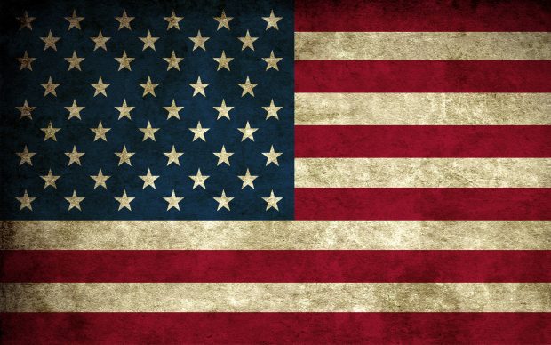 Grey American Flag Wallpaper HD.