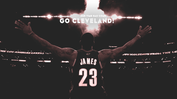 HD Lebron James Cleveland Background