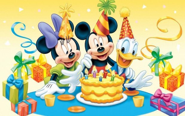 Happy Birthday Mickey Mouse Wallpaper.