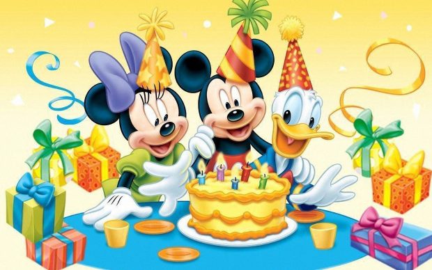 Happy Birthday Mickey Mouse Wallpaper.
