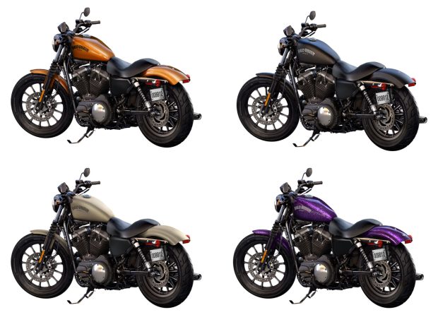 Harley Davidson Bikes Models Background.