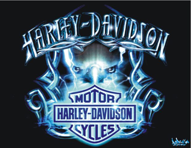Harley Davidson Logo Background.