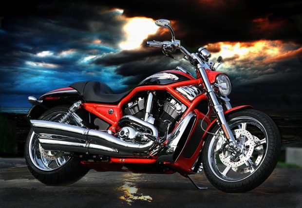 Harley Davidson Motocycle Background.