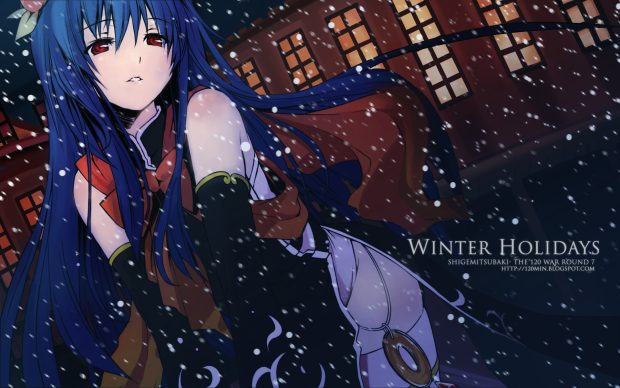 Holiday Winter Anime Wallpapers HD.