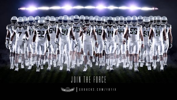Join the force Oregon Ducks Football Wallpaper.
