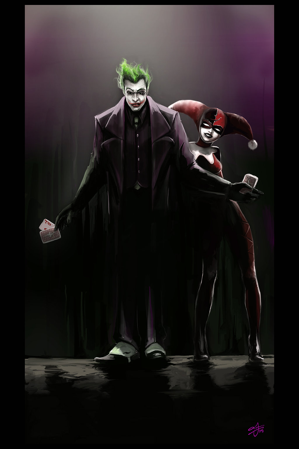  Wallpaper  Gambar  Joker And Harley  Quinn 