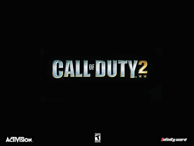Logo Call of Duty 2 HD Wallpaper.