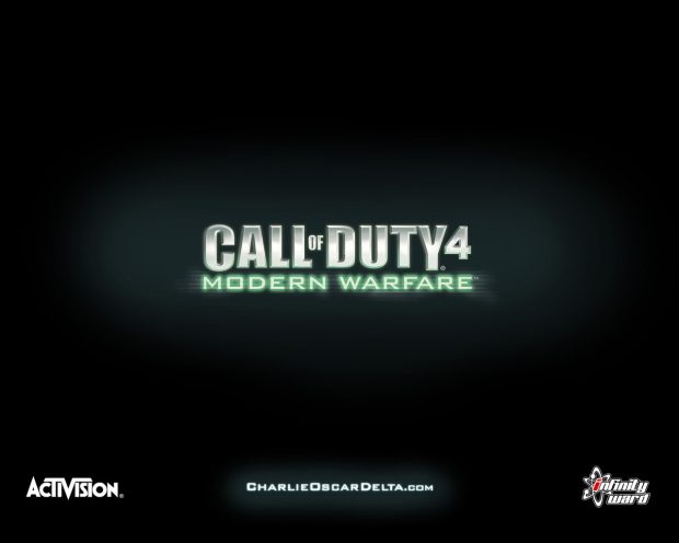 Logo Call of Duty Modern Warface HD Wallpaper.