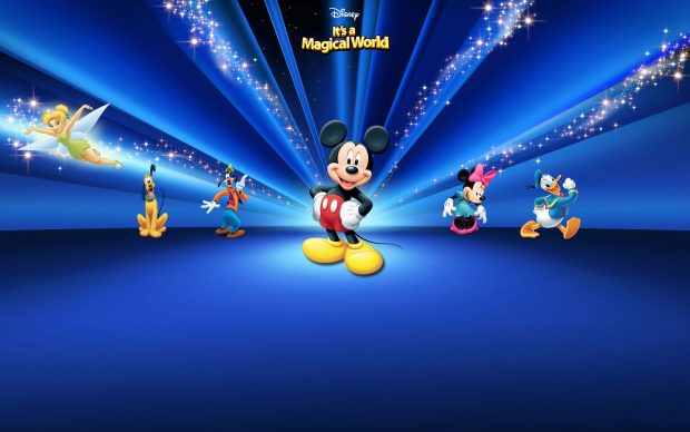 Magical World Mickey Mouse Wallpaper.