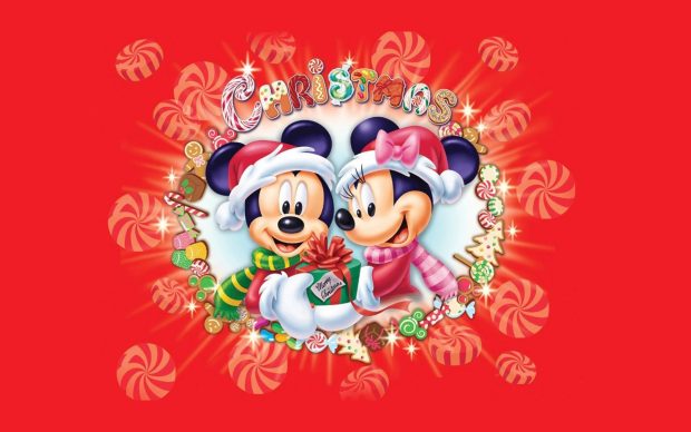 Mickey Mouse Christmas Wallpaper Free Download.