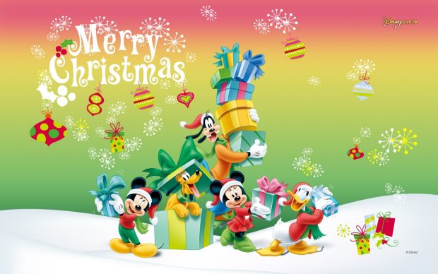 Mickey Mouse Christmas Wallpaper HD.