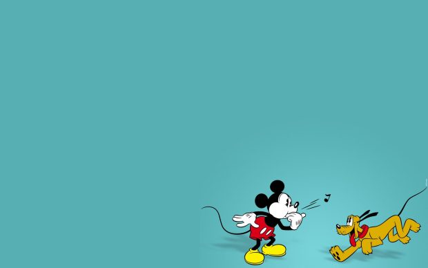 Mickey Mouse Funny Wallpaper.