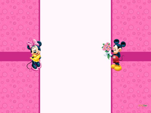 Mickey Mouse Lovers Desktop Wallpaper.