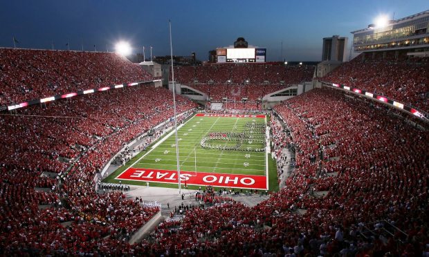 Ohio State Buckeyes Stadium Background.