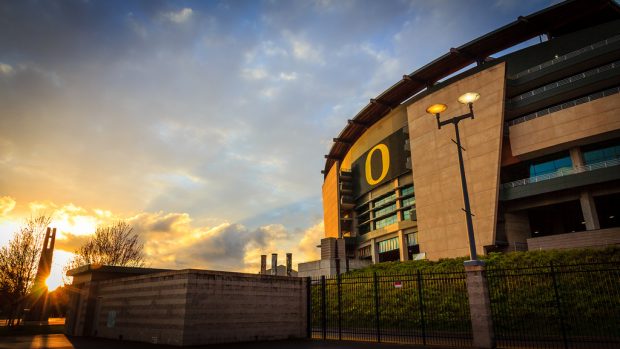 Oregon Ducks Autzen Stadium Wallpaper.