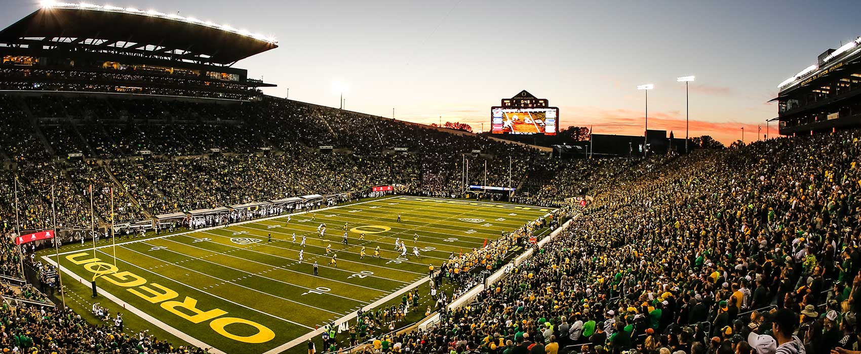 Oregon Ducks Stadium Wallpaper Desktop Background | PixelsTalk.Net