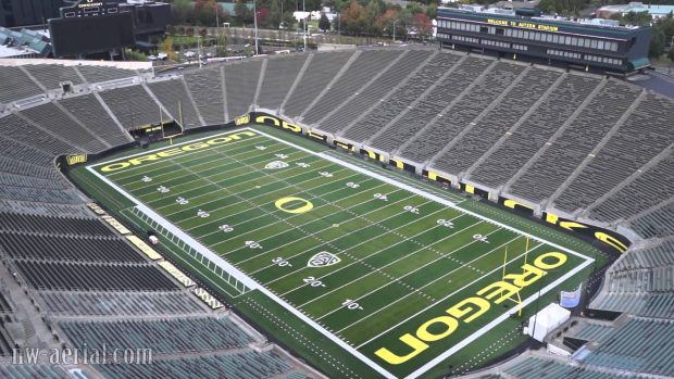 Oregon Ducks Stadium Wallpaper for desktop.