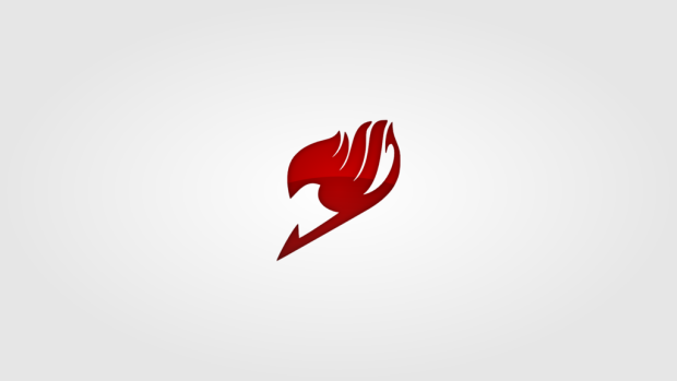 Red Fairy Tail Logo Wallpaper.