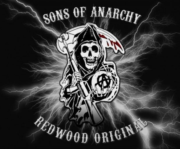 Sons Of Anarchy Logo Lighting.