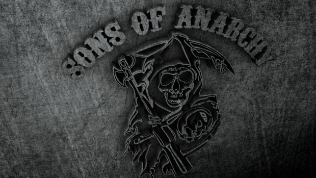 Sons of Anarchy 3D Logo Wallpaper HD.