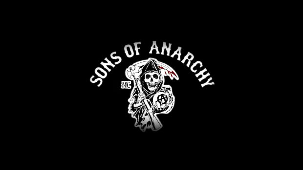Sons of Anarchy Logo Black and white.