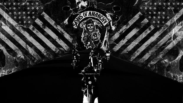 Sons of Anarchy Motorcycles Desktop Background.