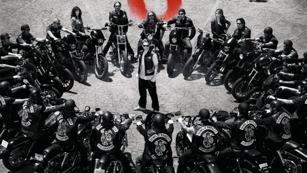 Sons of Anarchy Motorcycles Free Full HD Wallpaper.
