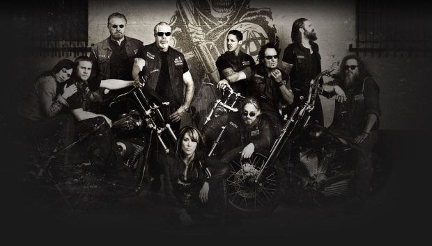 Sons of Anarchy Motorcycles Team Wallpaper.