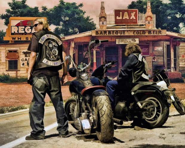 Sons of Anarchy Motorcycles Wallpaper HD.