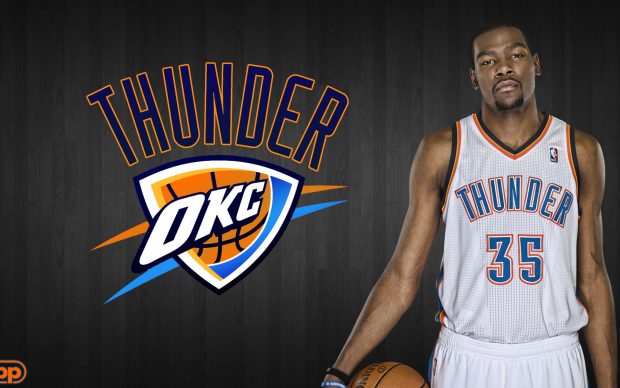 Thunder Kevin Durant Background.