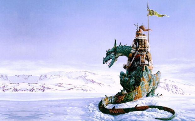Cool Dragon Ice HD Wallpaper.