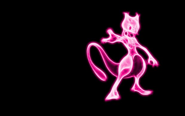 Cute Mewtwo Pokemon HD Wallpaper.