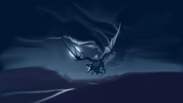 Dragon Moon Backgrounds.