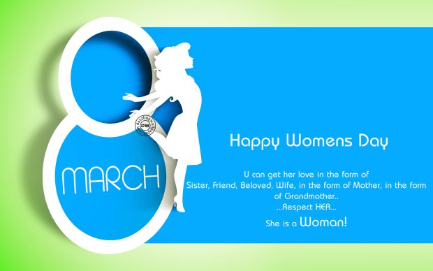 Happy womens day background.