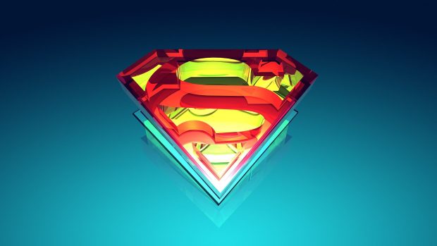 Abstract superman logo wallpaper.