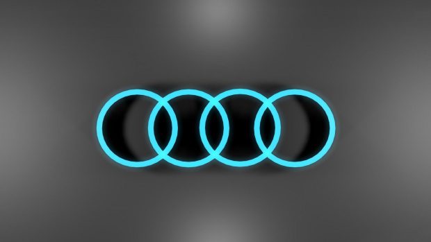 Audi logo wallpaper high resolution.