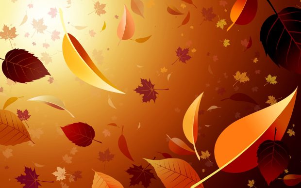 Autumn vector wallpaper HD download.