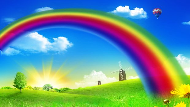 Backgroud Rainbow wallpapers HD.