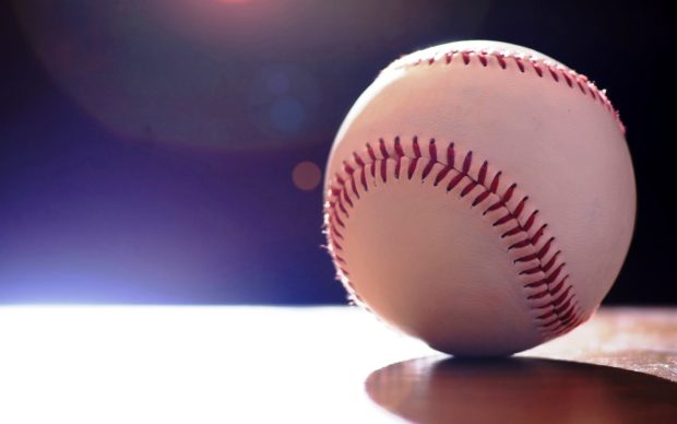 Baseball macro wallpaper HD.